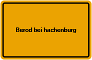 Grundbuchamt Berod bei Hachenburg